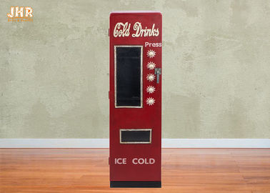 کابینت ذخیره سازی چوب شخصی تزئینی کابینت چوبی نوشیدنی طراحی ماشین قرمز رنگ قرمز