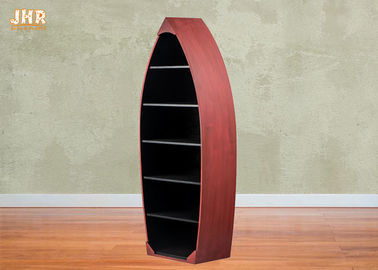 Boat Shape CD DVD قفسه های تزئینی کابینت چوبی آنتیک سازمان دهنده ذخیره سازی چوب