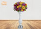 دکوراسیون عروسی پایه گلدان فایبرگلاس برگ نقره
