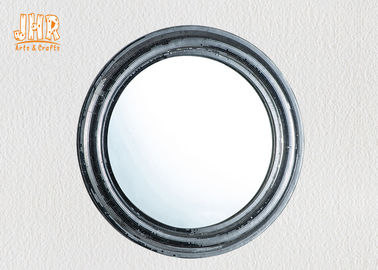 شیشه های کاربردی شیشه ای فایبرگلاس با قاب دیواری Vanity Mirror Round شکل