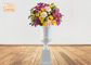 گلدان های فایبرگلاس بادوام کف گلدان سفید براق