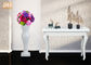گلدان های فایبرگلاس سفید گلدان های گلدان طبقه ای وسایل تزئینی وسایل تزئینی