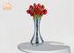گلدان مصنوعی گلدان های فایبرگلاس گلدان گلدان گلدان آینه نقره ای رنگی