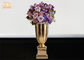 گلدانهای فایبرگلاس با ورق طلا دارای گلدانهای تزئینی گلدانهای کف گلدان